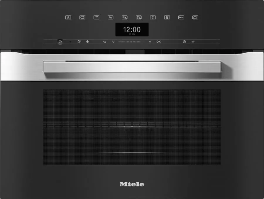 Духовой шкаф с СВЧ Miele H7440BM Stal
