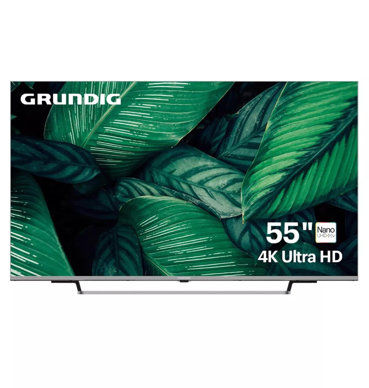 Телевизор Grundig 55 NANO GH 8100 RU (2023), серебристый