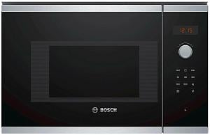 Микроволновая встраиваемая печь Bosch BFL523MS0 RU нержавеющая сталь/черный